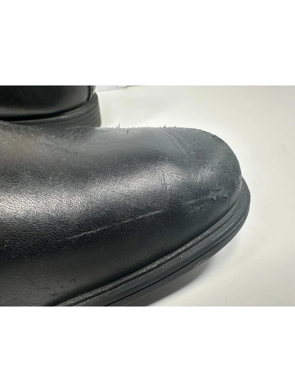 Clarks Collection Tilden Mens Black Leather Cap Toe LaceUp Oxfords 10.5 M